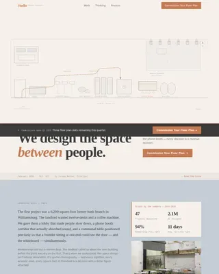 Coworking Space Design Landing Page Template