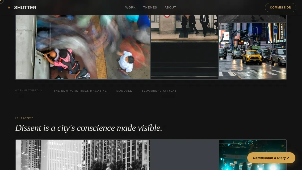 Photography Portfolio Blog & Content Website Template