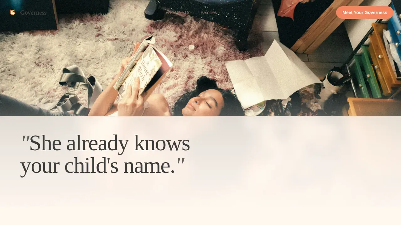 Nanny & Au Pair Blog & Content Website Template