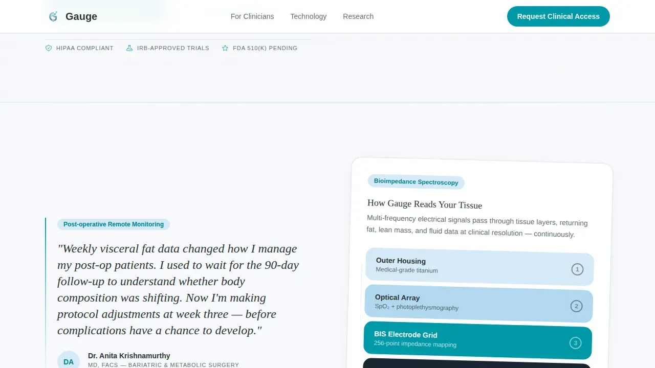 Clinical Obesity Wellness Landing Page Template
