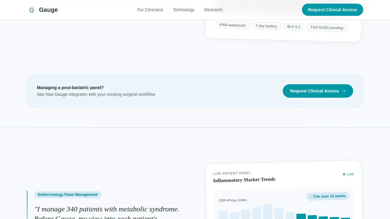 Clinical Obesity Wellness Landing Page Template