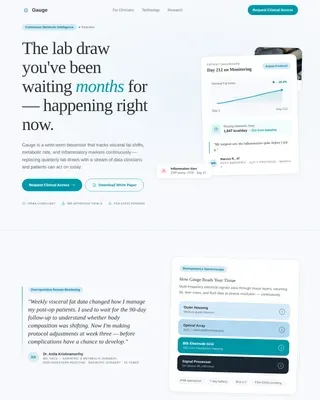 Clinical Obesity Wellness Landing Page Template