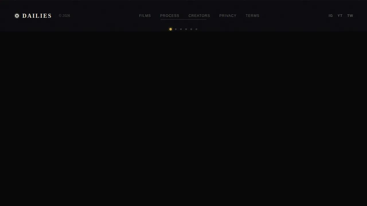 Bold Video Production Landing Page Template