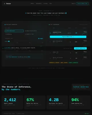Advanced AI & Machine Learning Cost Estimator Website Template