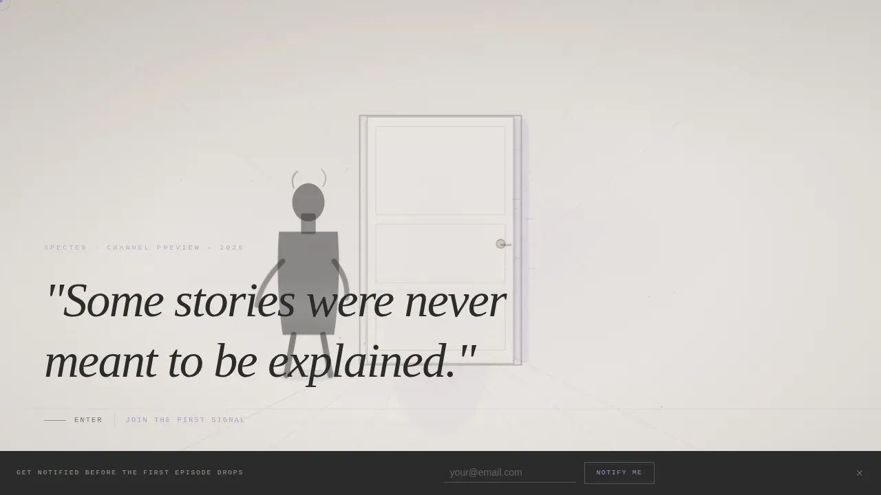 Captivating Paranormal Content Landing Page Template