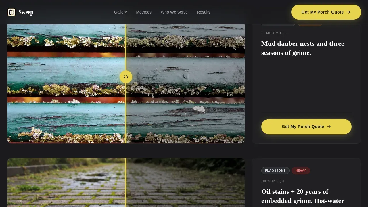 Expert Cleaning Portfolio Landing Page Template