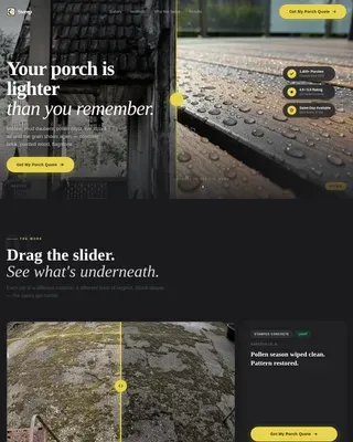 Expert Cleaning Portfolio Landing Page Template