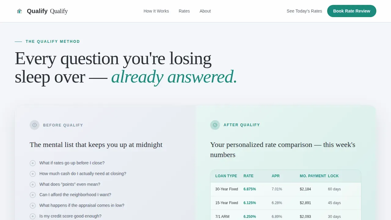Single Family Home Real Estate Professional Website Template