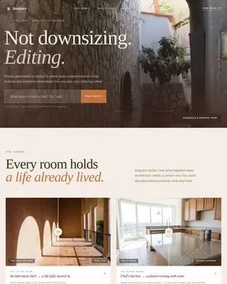 Premier Senior Community Landing Page Template