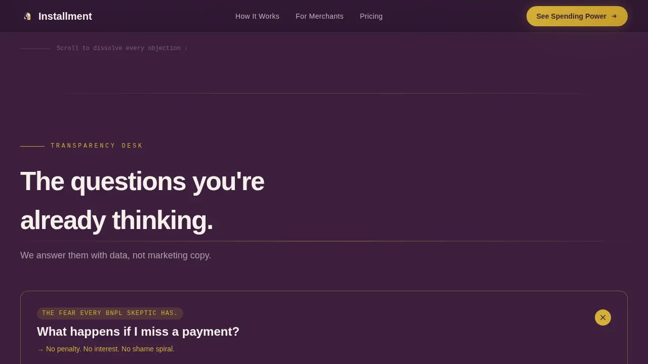 BNPL Finance Landing Page Template | Data Command