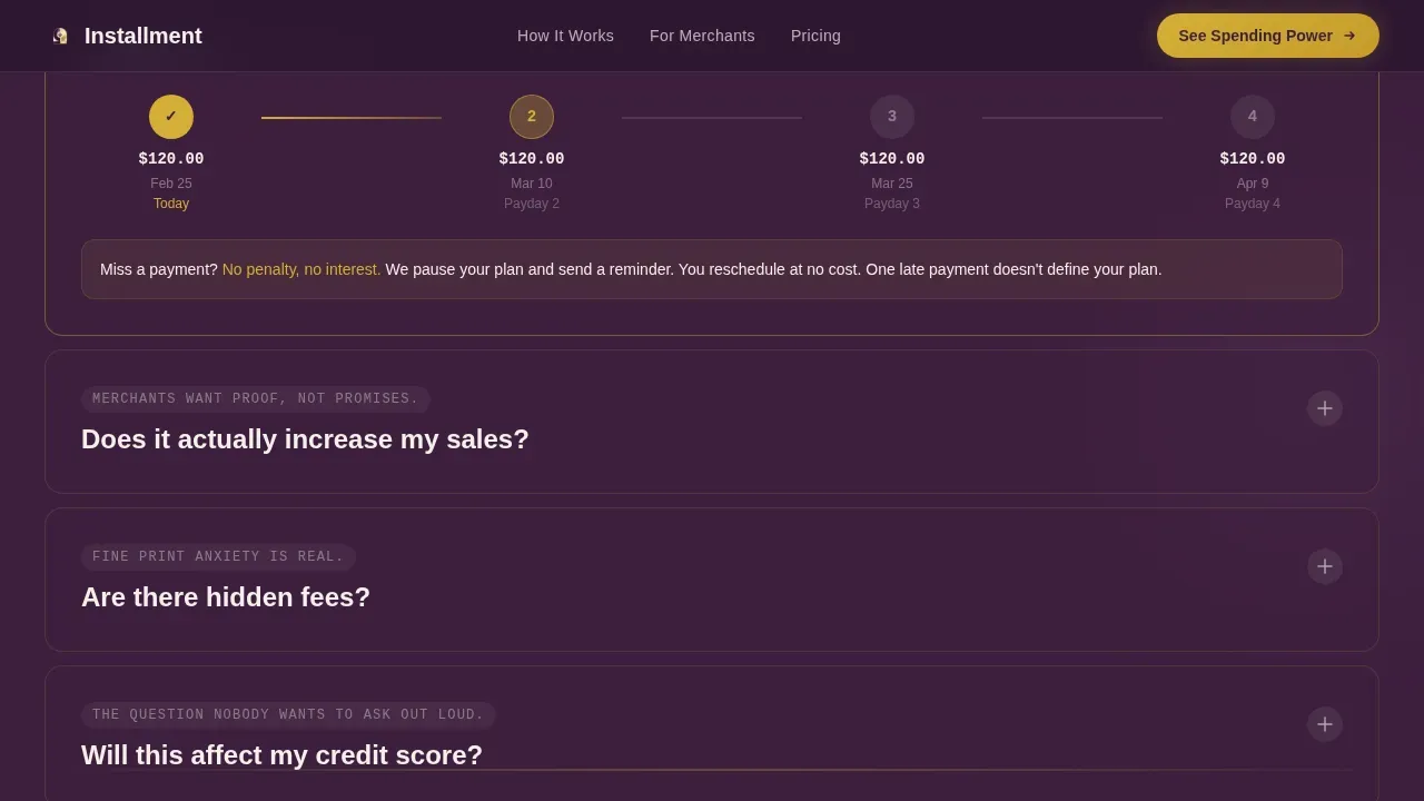 BNPL Finance Landing Page Template | Data Command
