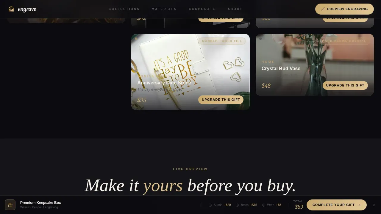 Expert Gift & Specialty Store Professional Website Template