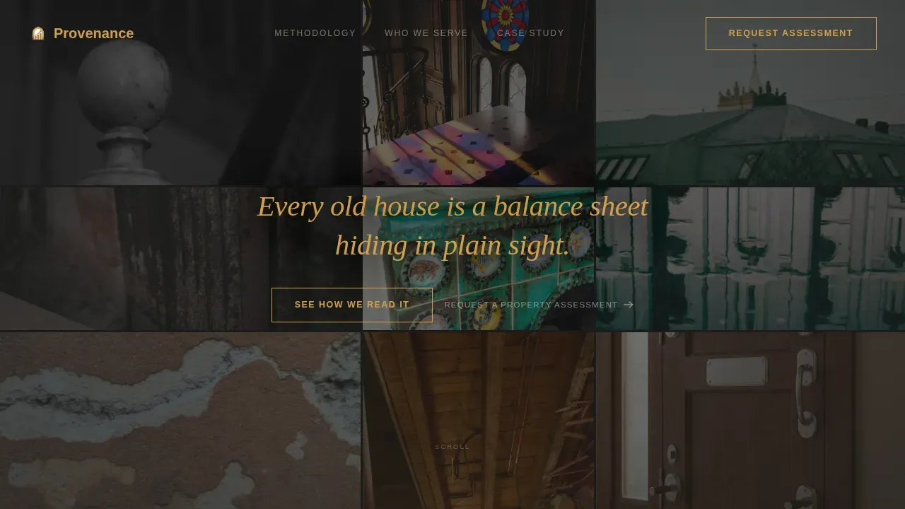 Heritage Home Investment Landing Page Template