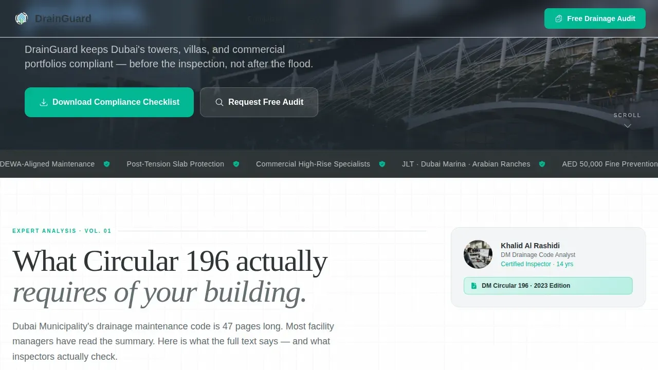 Compliance Gutter Specialist | Free Website Template | Rocket