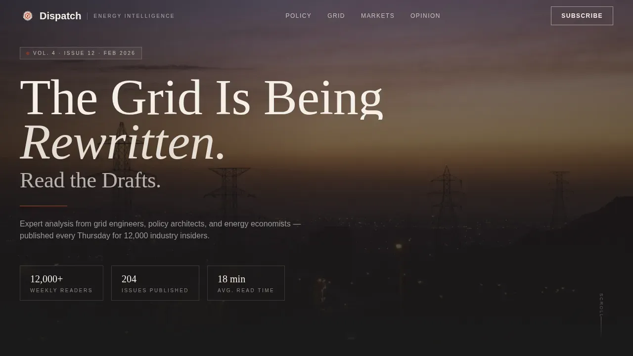 Premium Renewable Platform Landing Page Template