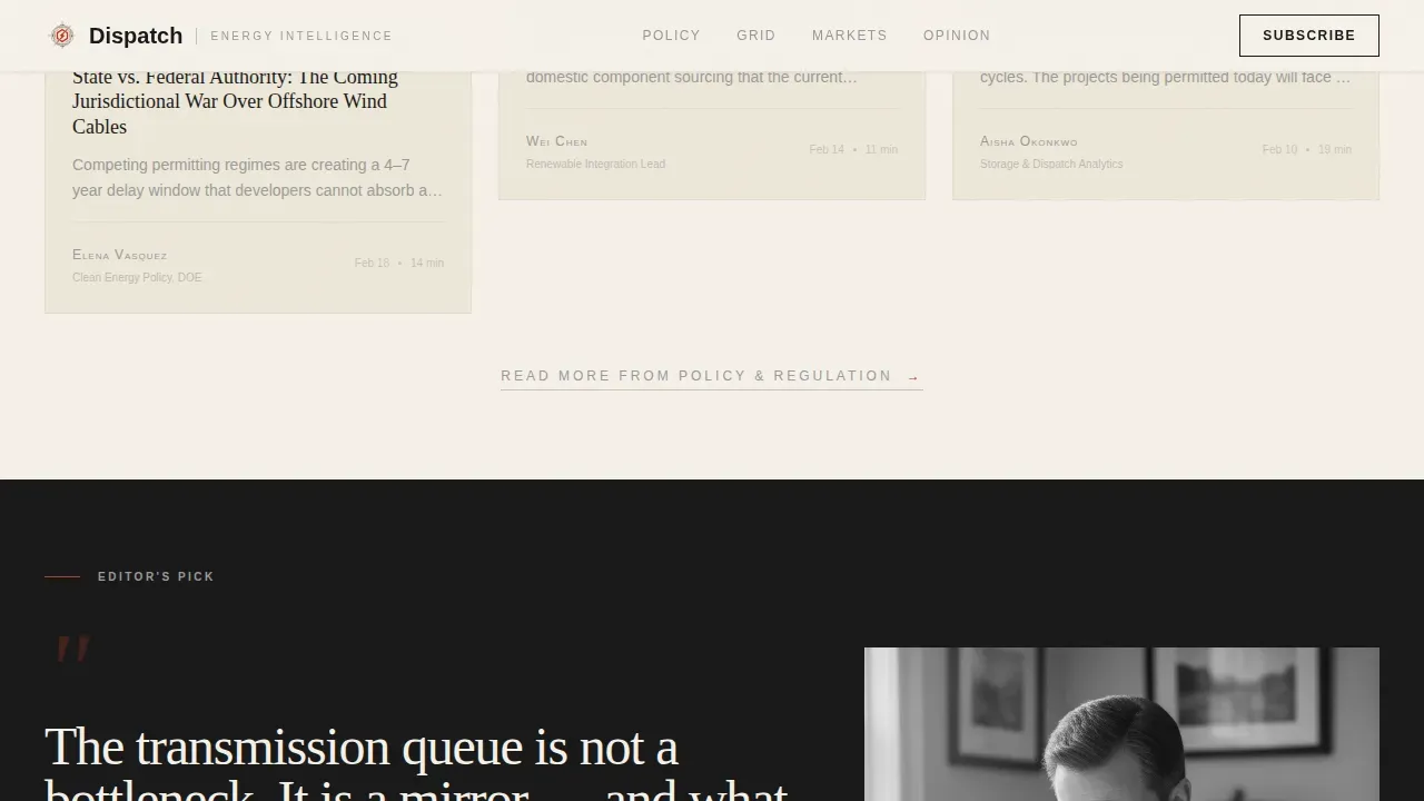 Premium Renewable Platform Landing Page Template