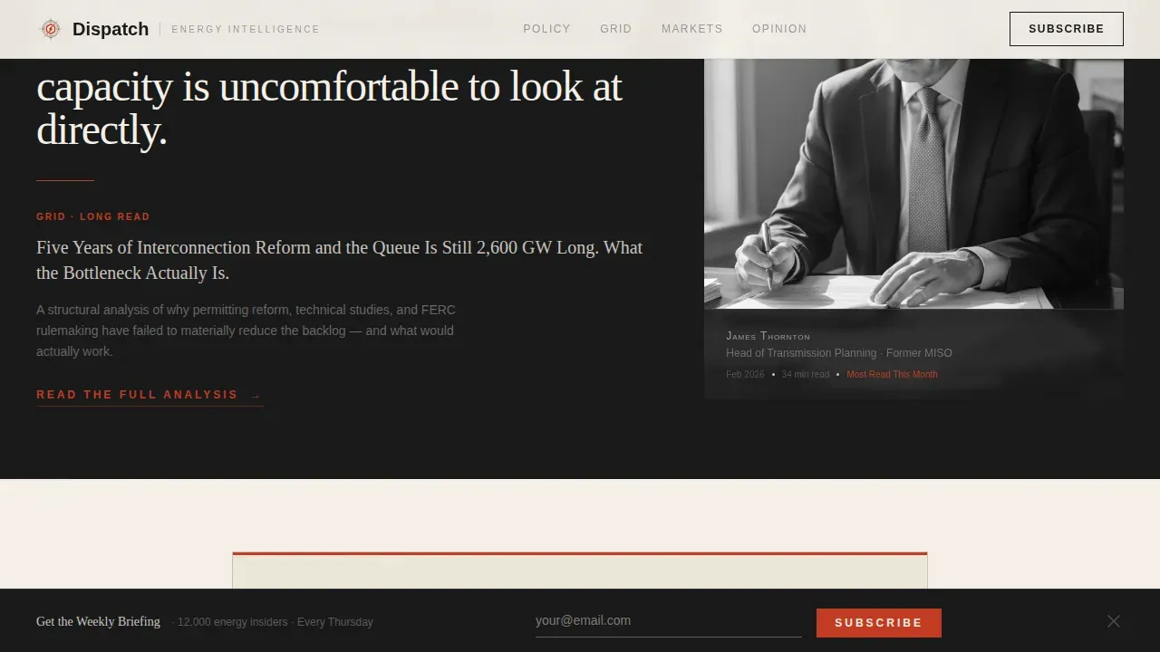 Premium Renewable Platform Landing Page Template