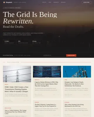 Premium Renewable Platform Landing Page Template
