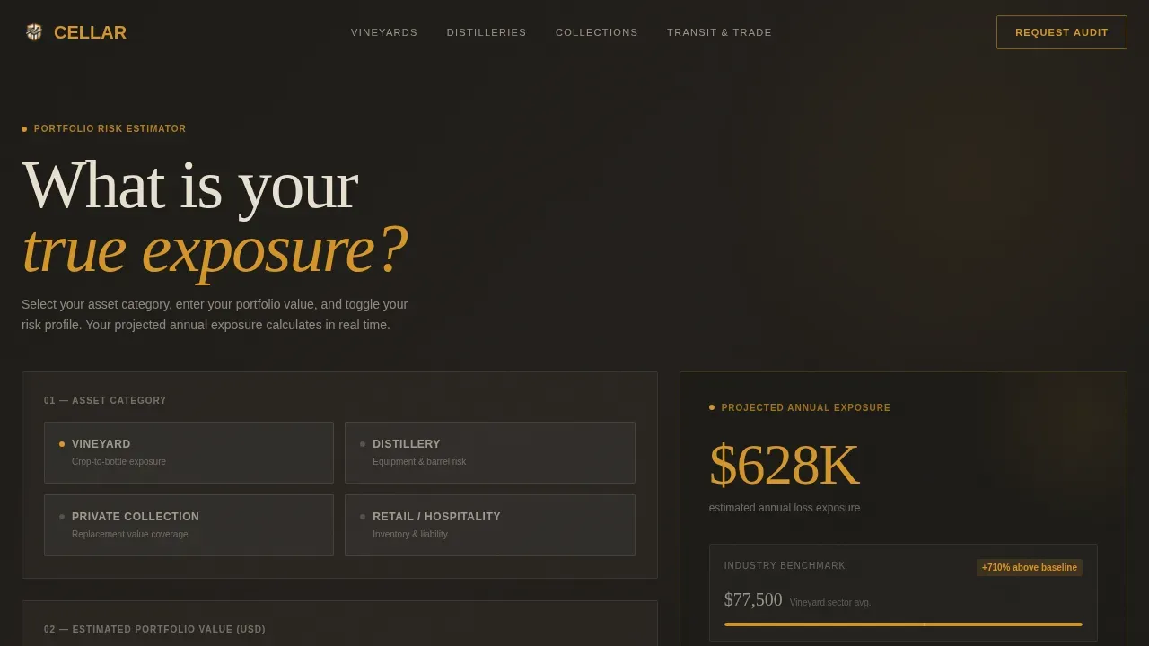Premium Beverage Portfolio | Free Website Template | Rocket