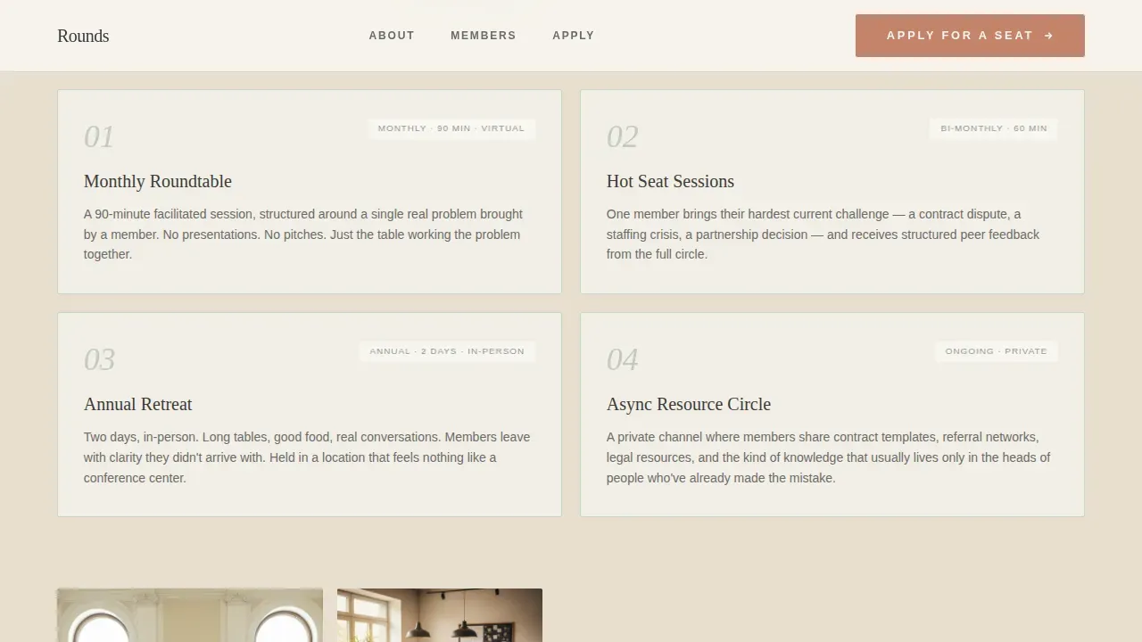 Exclusive Clinician Network Landing Page Template