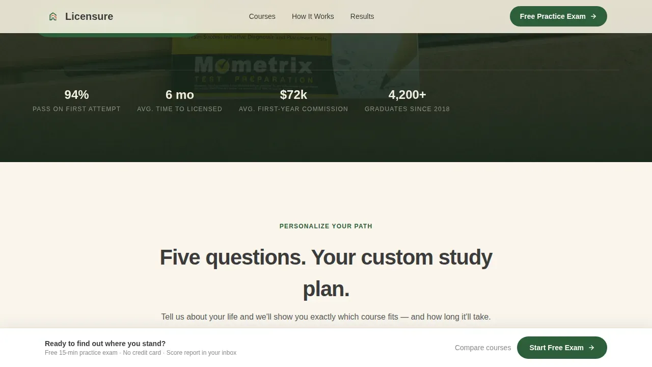 Family-Focused Realty Academy Landing Page Template
