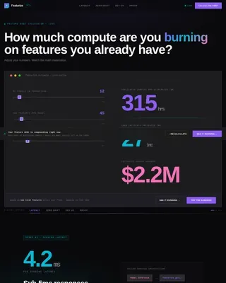 Expert Advanced Tech & AI Platforms Cost Estimator Website Template