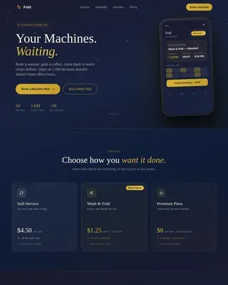 Local Brick & Mortar Business Appointment Booking Website Template