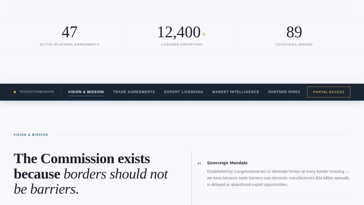 Embassy & Consulate Professional Website Template