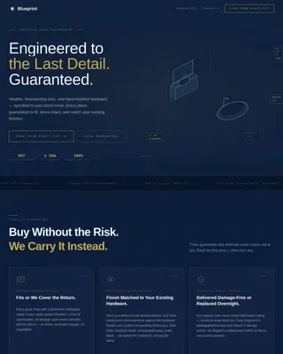 Premium Bathroom Solutions Landing Page Template