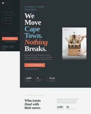 Professional Moving Authority | Free Website Template | Rocket