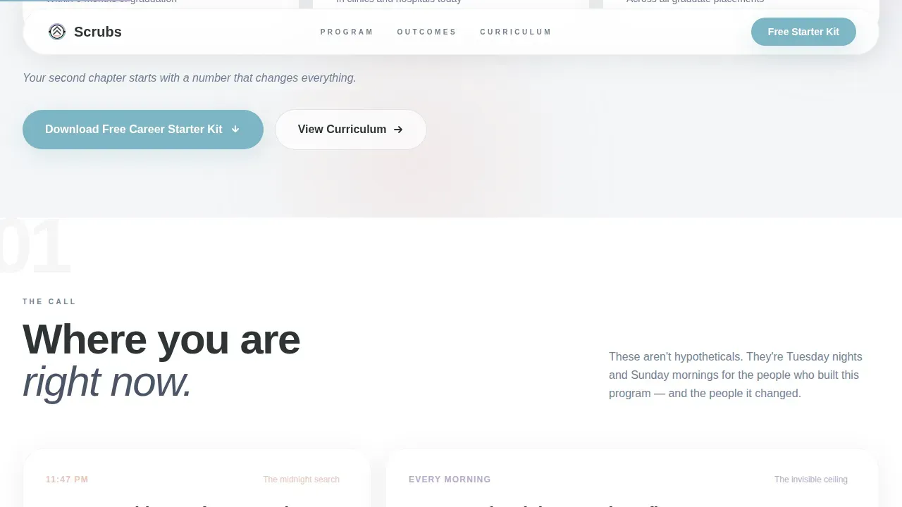 Expert Medical Assistant Landing Page Template
