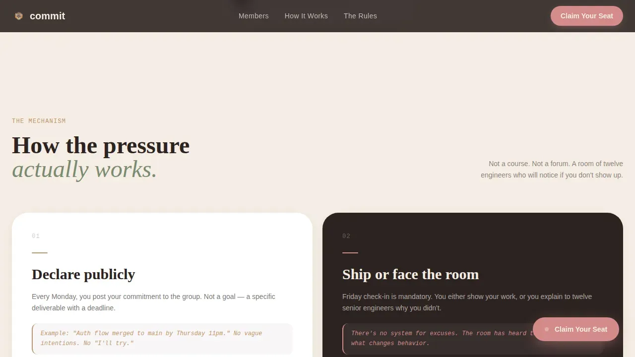 Engineers Accountability Group Landing Page Template