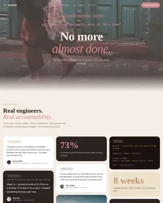 Engineers Accountability Group Landing Page Template