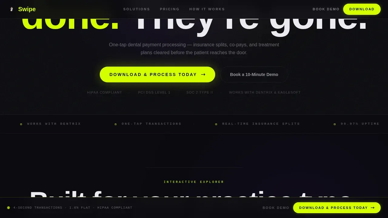Dental Software Professional Website Template