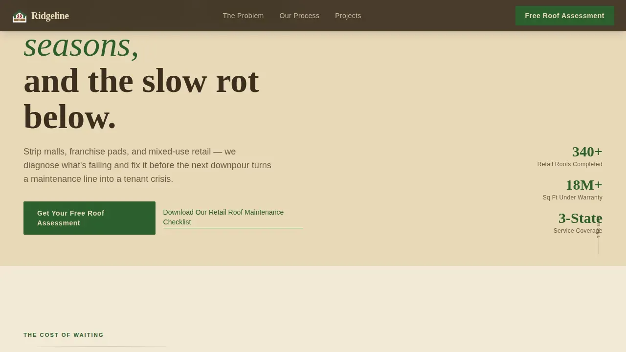 Expert Retail Store Construction Professional Website Template