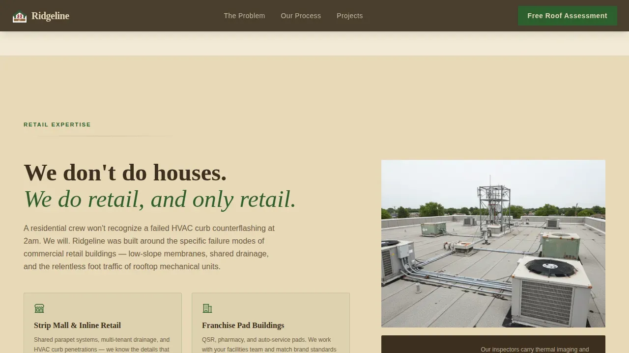 Expert Retail Store Construction Professional Website Template