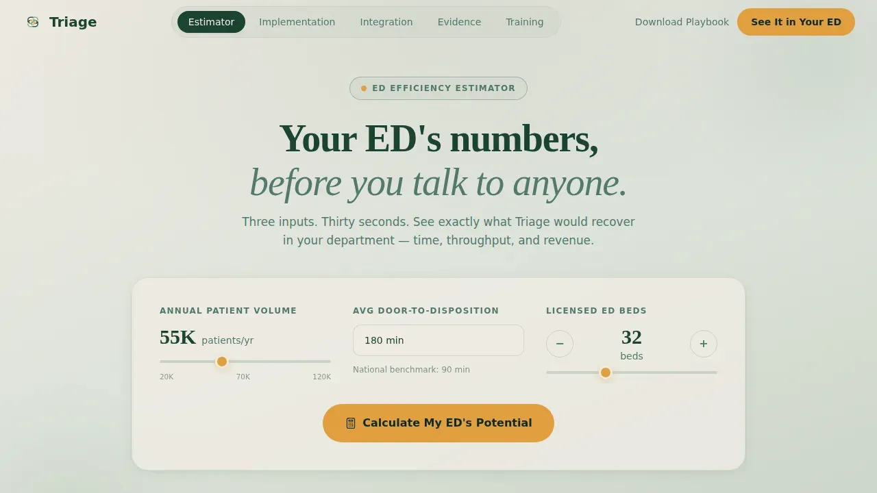 Emergency Medicine Cost Estimator Website Template