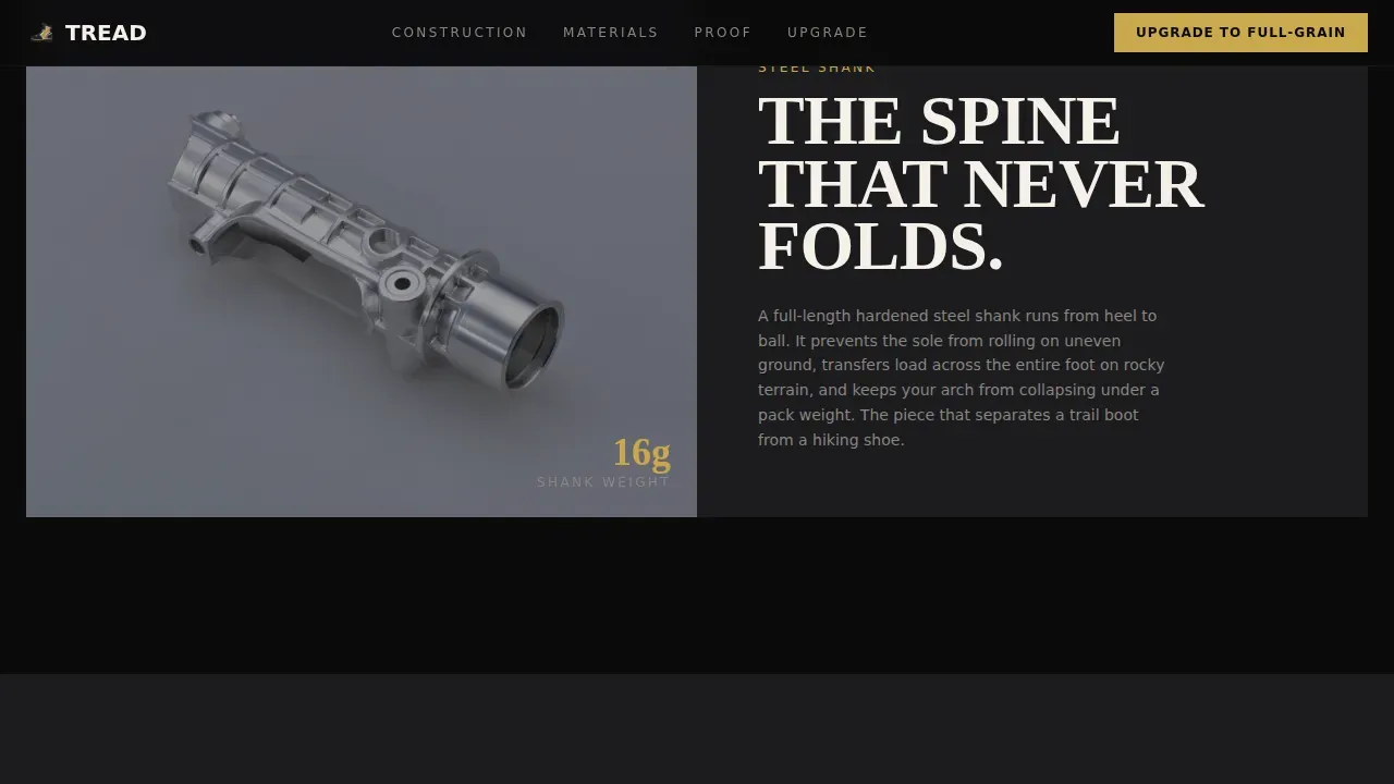 Premium Tactical Footwear Landing Page Template