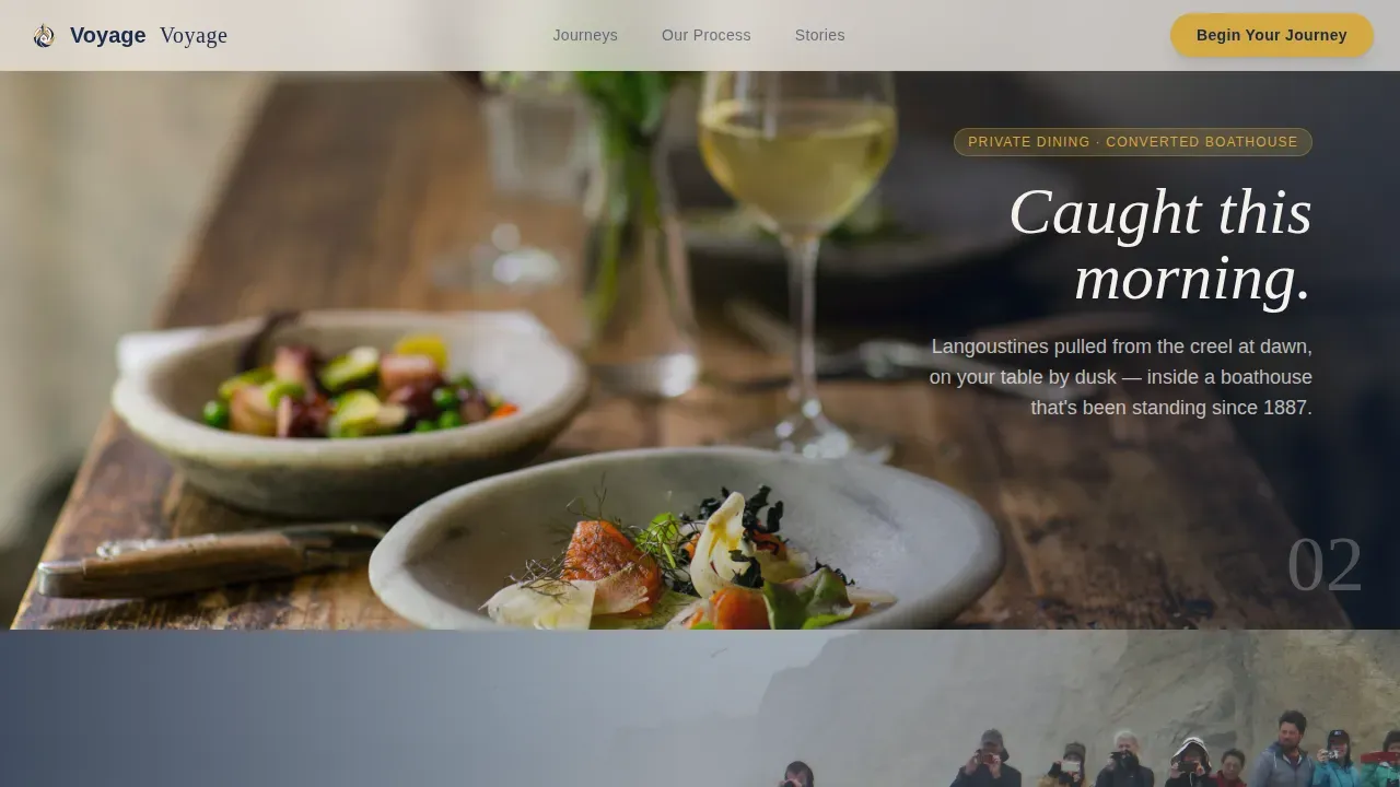 Curated Scottish Adventure Landing Page Template