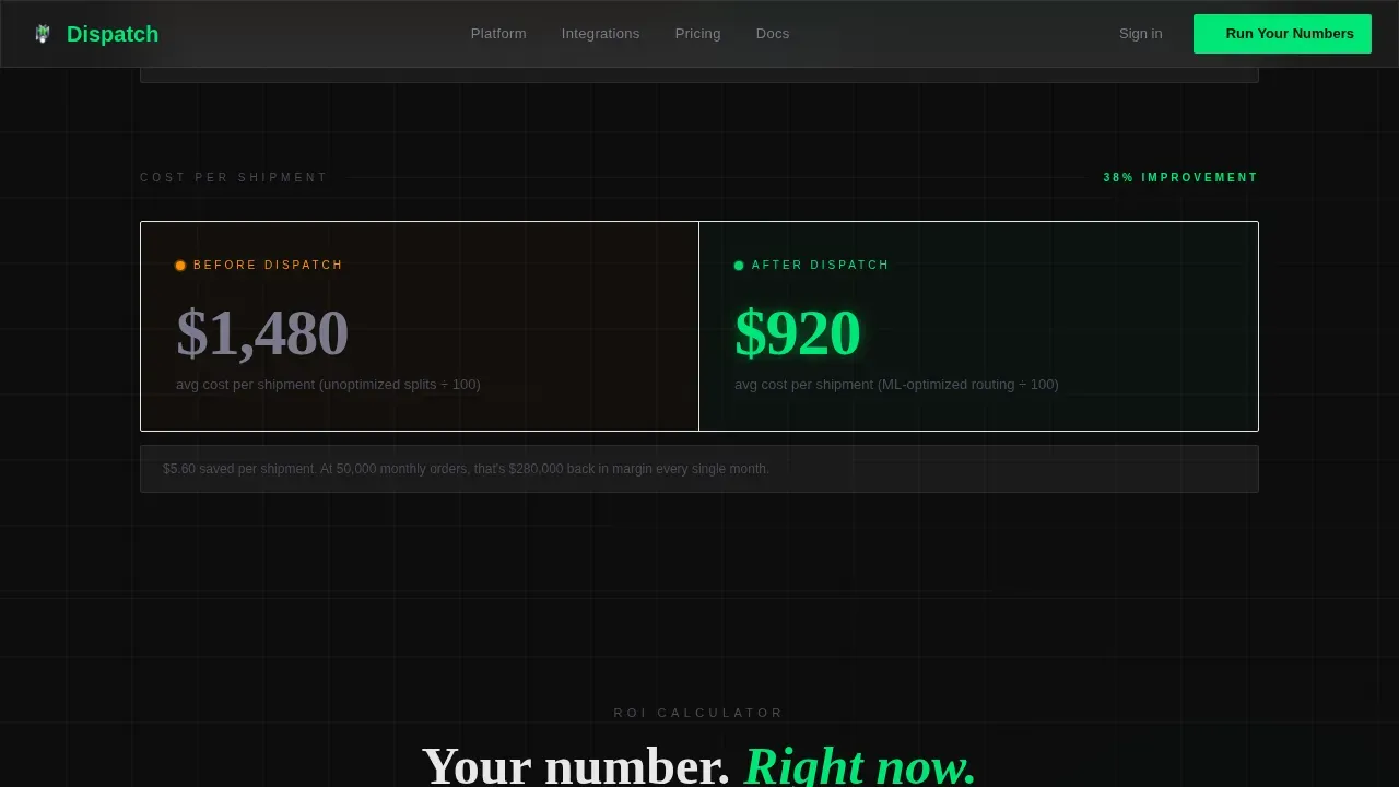 Specialist Retail Software Cost Estimator Website Template