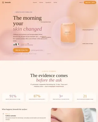 Premium Cellulite Treatment Landing Page Template