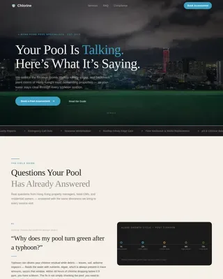 Expert Pool Maintenance | Free Website Template | Rocket