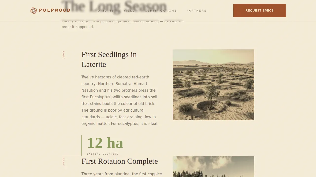 Expert Forestry & Timber Professional Website Template