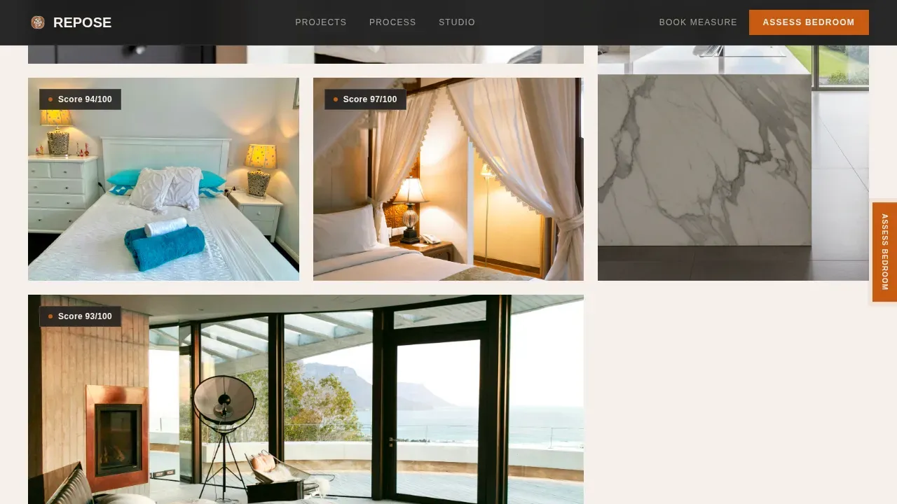 Ultimate Bedroom Sanctuary Landing Page Template