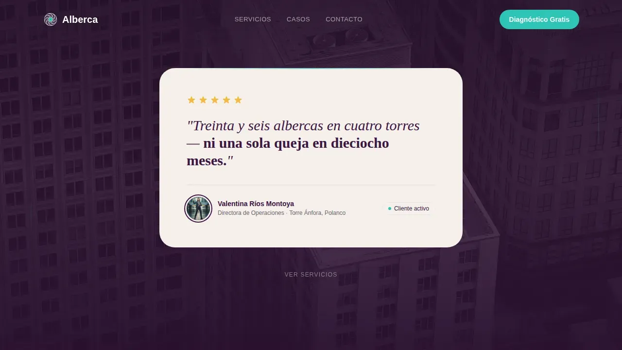 Pool Cleaning Comparison Landing Page Template