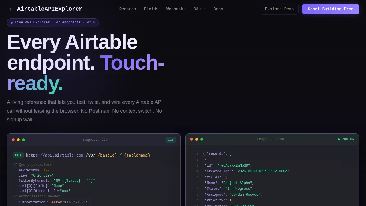 No-Code Platform Documentation Specialist Professional Website Template
