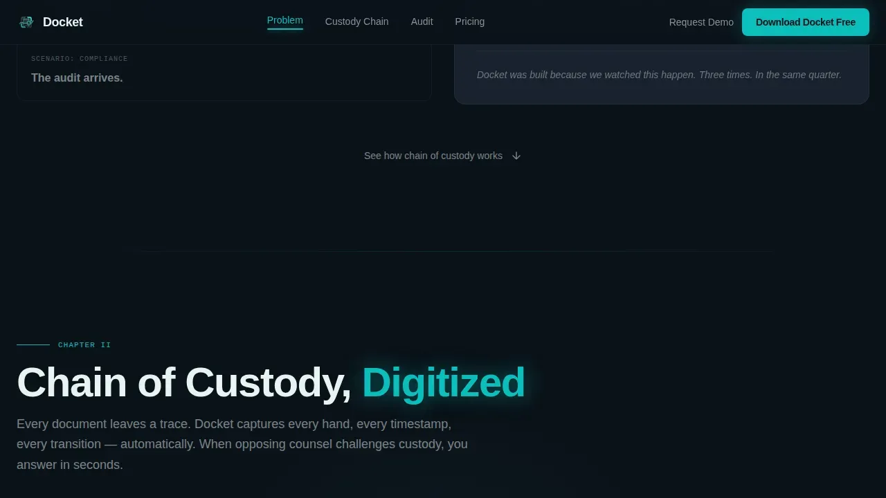 Legal Inventory Management Landing Page Template