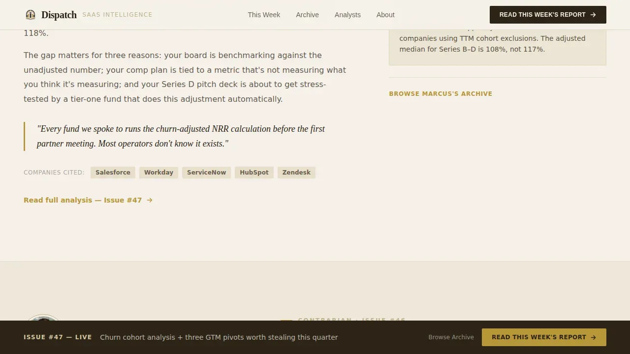 SaaS Editorial Landing Page Template | Luxe Minimal