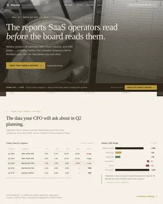SaaS Editorial Landing Page Template | Luxe Minimal