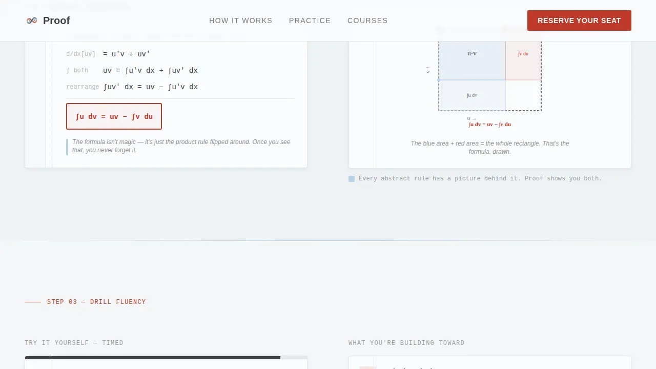 Precision Math Study Guide Landing Page Template